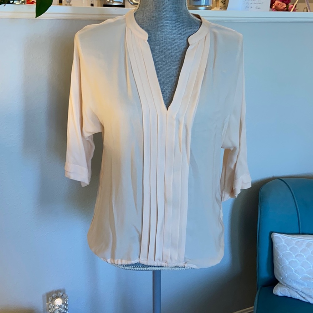 Joie XS blush Silk top